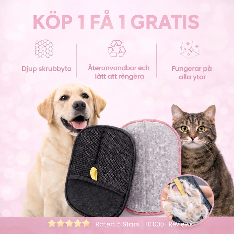 ZEPET – Handske för borttagning av djurhår